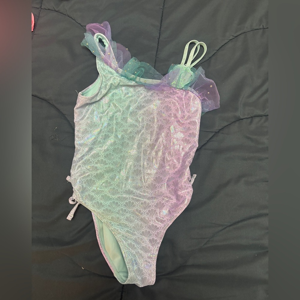 Magic Pastel Swimsuit with Shimmering Accents